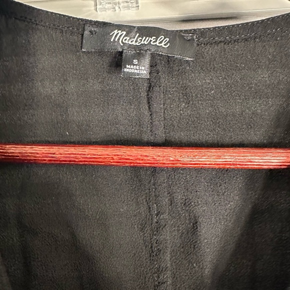 Madewell Heather button-front dress in black - Picture 5 of 6